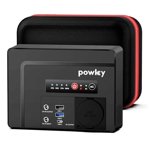 Powkey Powerbank Mit Steckdose